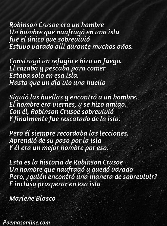 Reflexivo Poema sobre Robinson Crusoe, Poemas sobre Robinson Crusoe