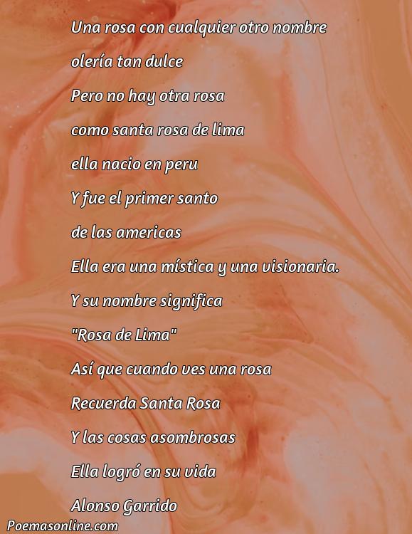 Lindo Poema sobre Santa Rosa de Lima, Cinco Mejores Poemas sobre Santa Rosa de Lima