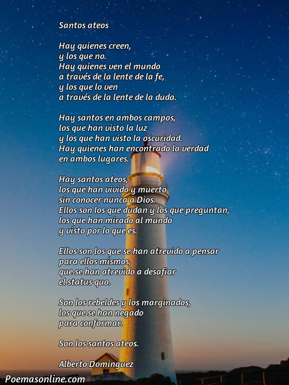 Lindo Poema sobre Santos Ateos, 5 Mejores Poemas sobre Santos Ateos