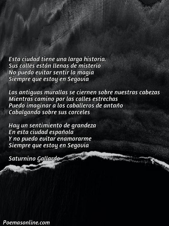 Lindo Poema sobre Segovia, Cinco Poemas sobre Segovia