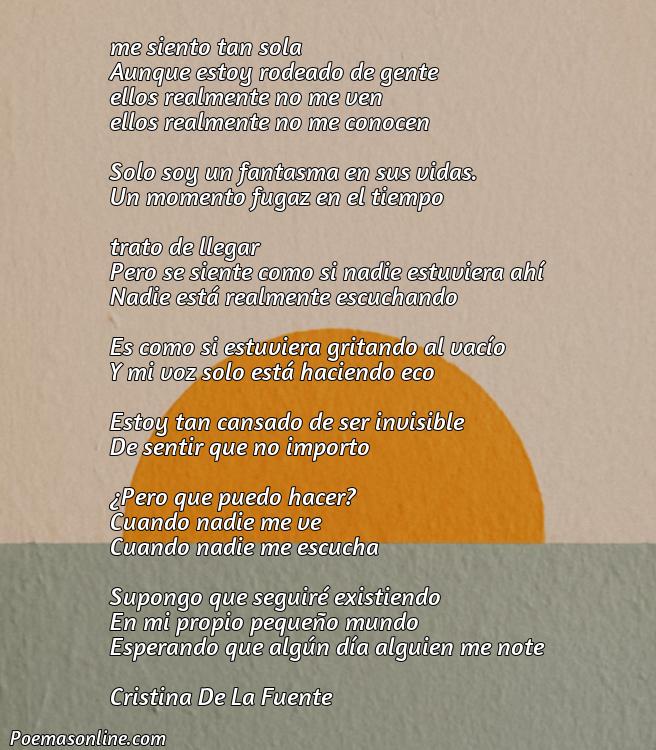 Hermoso Poema sobre Sentirse Solo Rodeado de Gente, Poemas sobre Sentirse Solo Rodeado de Gente