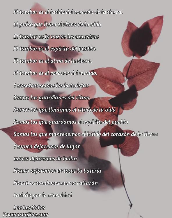 Reflexivo Poema sobre Tambor, Poemas sobre Tambor