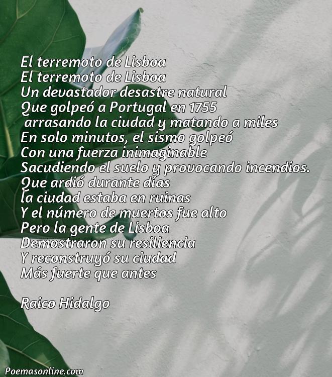 Hermoso Poema sobre Terremoto de Lisboa, Poemas sobre Terremoto de Lisboa