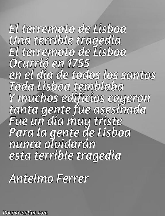 Inspirador Poema sobre Terremoto de Lisboa, Cinco Poemas sobre Terremoto de Lisboa