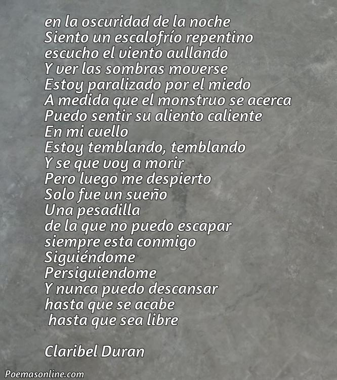 Excelente Poema sobre Terror, Cinco Mejores Poemas sobre Terror