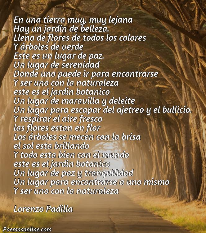 Reflexivo Poema sobre un Jardín Botánico, Poemas sobre un Jardín Botánico