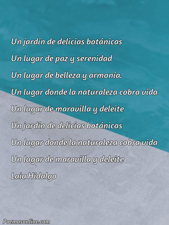 Mejor Poema sobre un Jardín Botánico, 5 Poemas sobre un Jardín Botánico