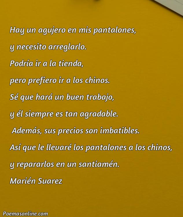 Inspirador Poema sobre un Pantalón que Arreglar y un Chino, Cinco Mejores Poemas sobre un Pantalón que Arreglar y un Chino