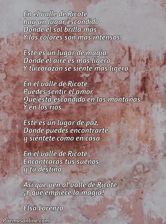 Reflexivo Poema sobre Valle de Ricote, Cinco Poemas sobre Valle de Ricote