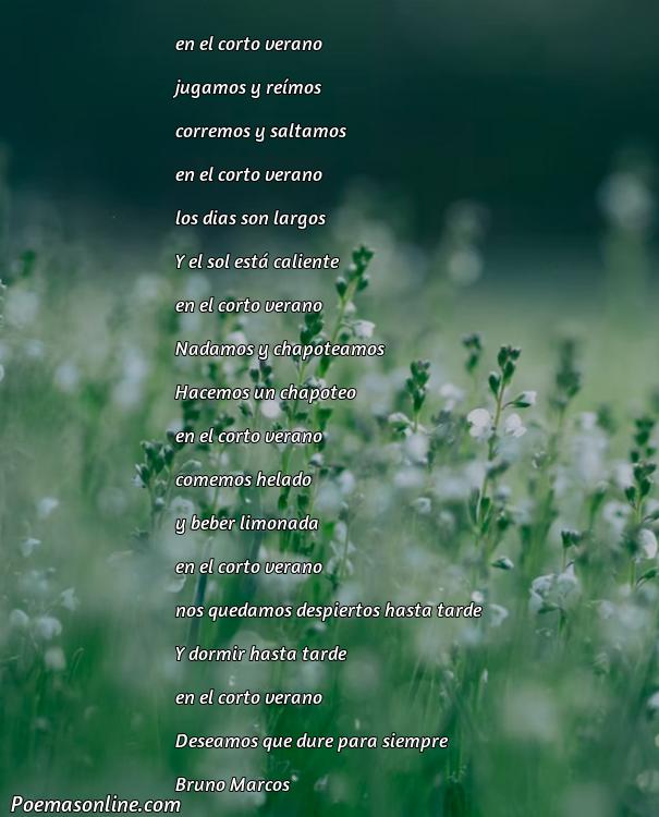 Corto Poema sobre Verano Corto, Cinco Mejores Poemas sobre Verano Corto