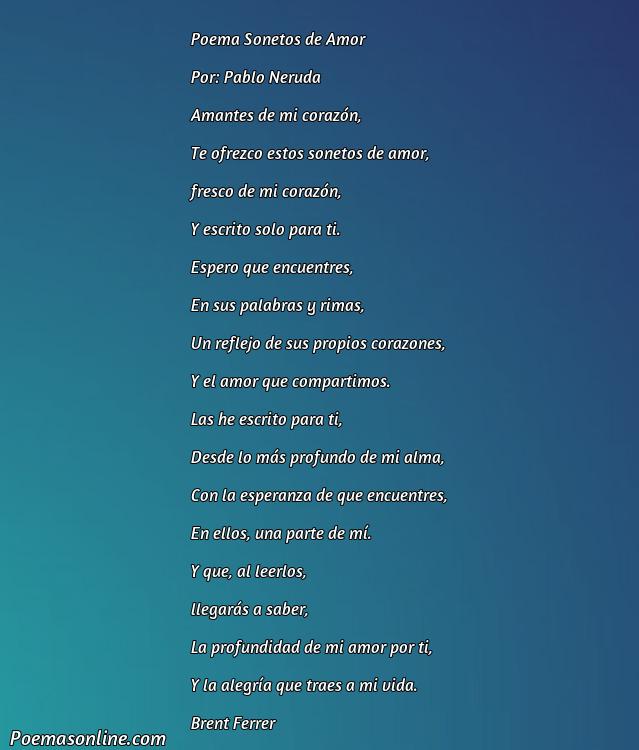 Inspirador Poema Sonetos de Amor, Cinco Poemas Sonetos de Amor