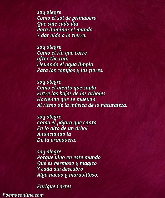 Reflexivo Poema Soy Alegre de Gloria Fuertes, Poemas Soy Alegre de Gloria Fuertes