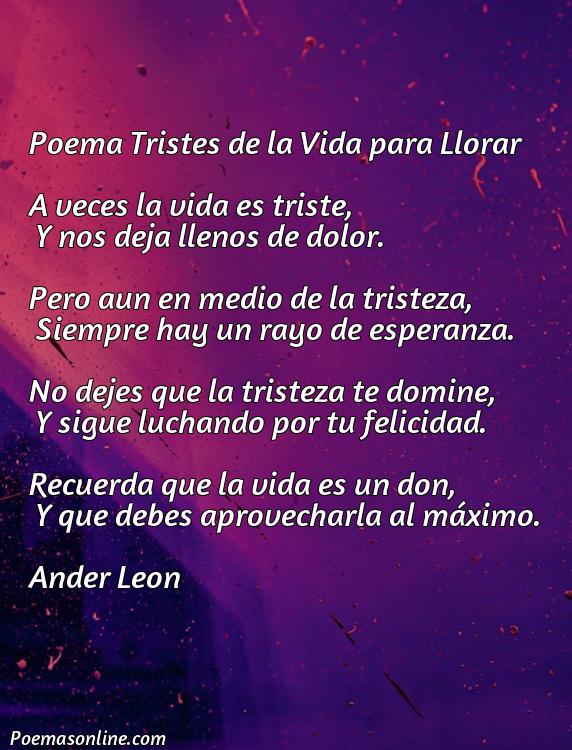 Hermoso Poema Tristes de la Vida para Llorar, Cinco Mejores Poemas Tristes de la Vida para Llorar