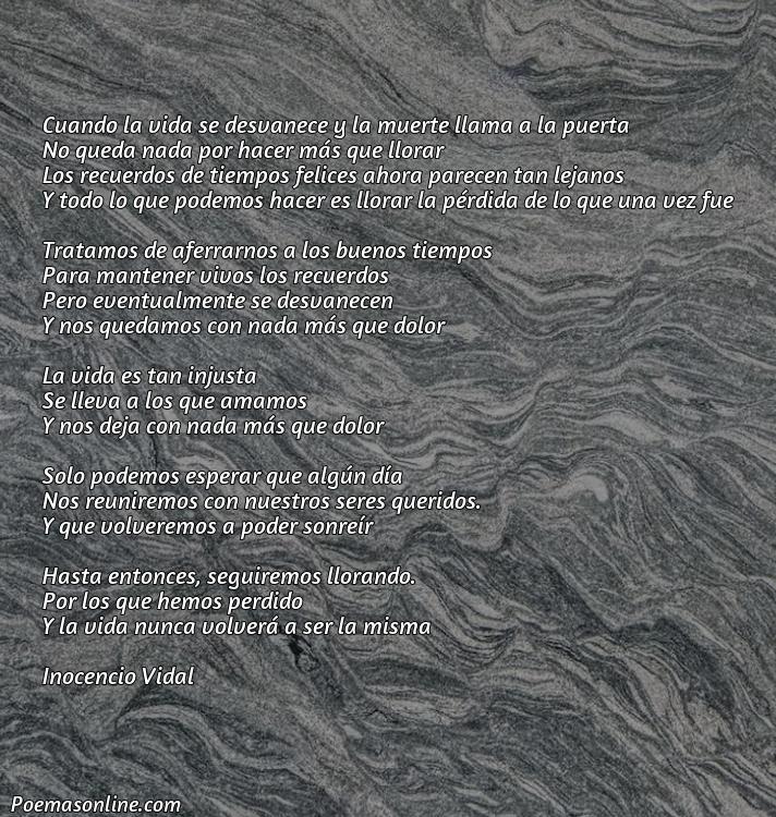 Cinco Poemas Tristes para Llorar Muerte